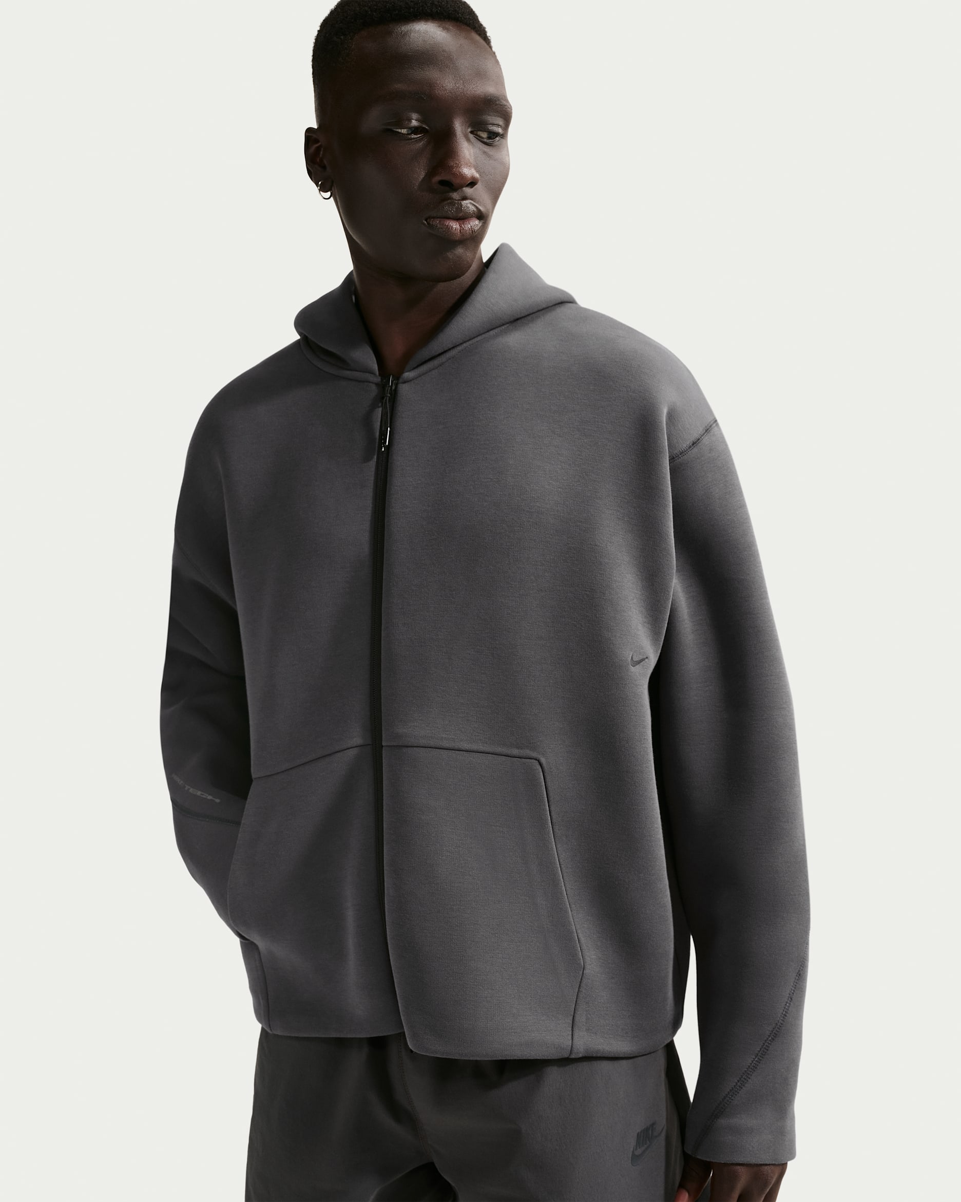 Nike Tech Men's Fleece Full-Zip Hoodie. Nike.com